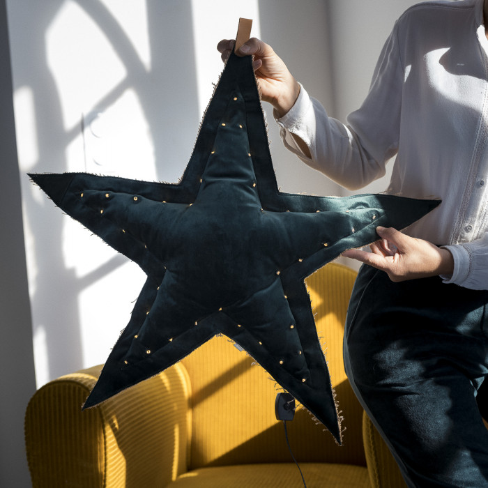 The bright green stars