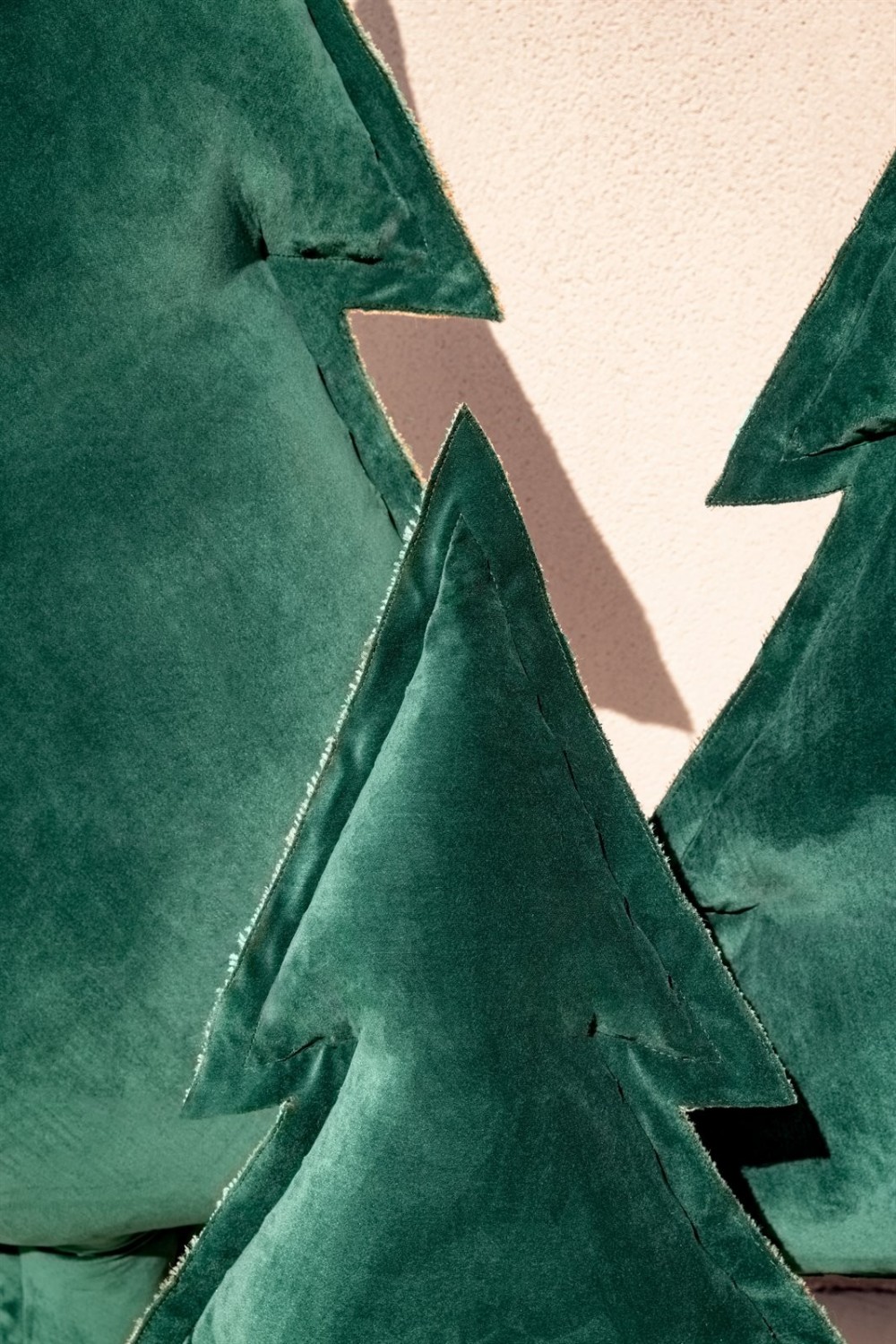 Les sapins lumineux verts