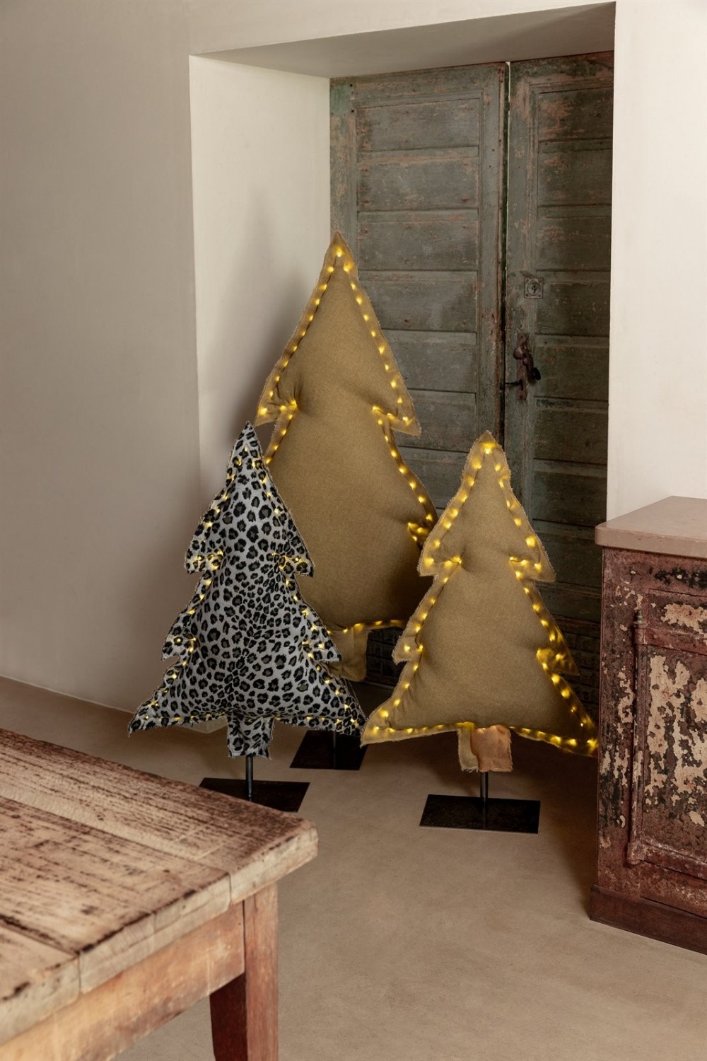 Les sapins lumineux imprimés